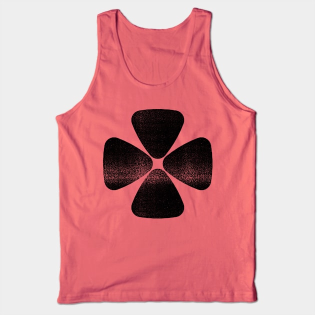 Clover - Black Tank Top by RetroLogosDesigns